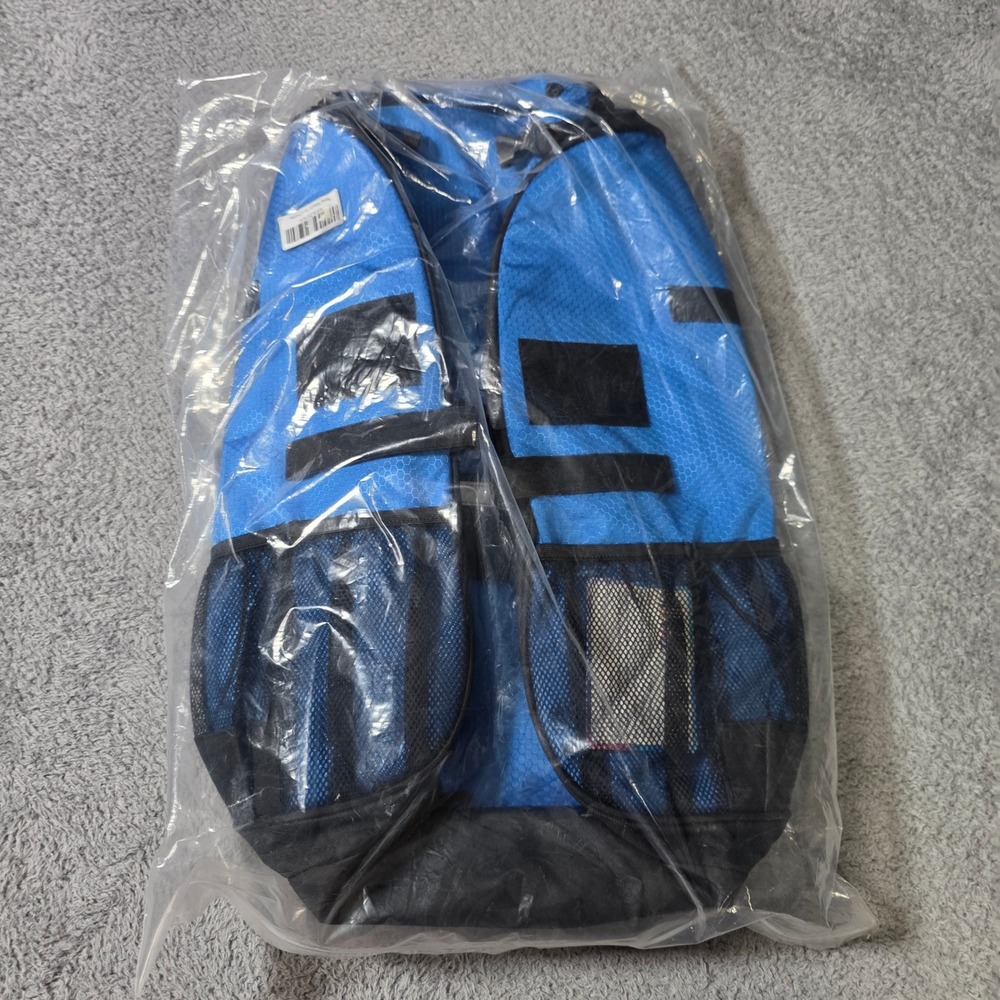 Sports‎ Backpack Blue Honeycomb Ventilated Athletic Gear Bag
